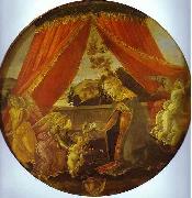 Sandro Botticelli Madonna de Padiglionel Spain oil painting artist